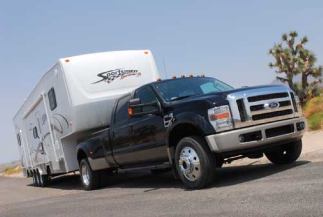 AMSOIL towing trailer